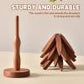 ✨Natural Tree Trivet Set - 4 Wooden Trivets & 1 Stand Like a Christmas Tree