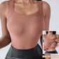 🔥NEW ARRIVALS!🔥💐Women's U Neck Thermal Tank Tops with Built-In Bra