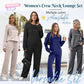 📢📢Only £17.99!!!🔥LAST DAY SALE 60% OFF🧡Women's Crew Neck Top & Drawstring Pants Set