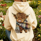 🎄 50% OFF CHRISTMAS SALE! &✈️Buy 2 FREE SHIPPING！🐄✨ Cute Highland Cow Fluffy Fleece Hooded Sweatshirt | Ultra-Cozy Winter Hoodie 🎁❄️