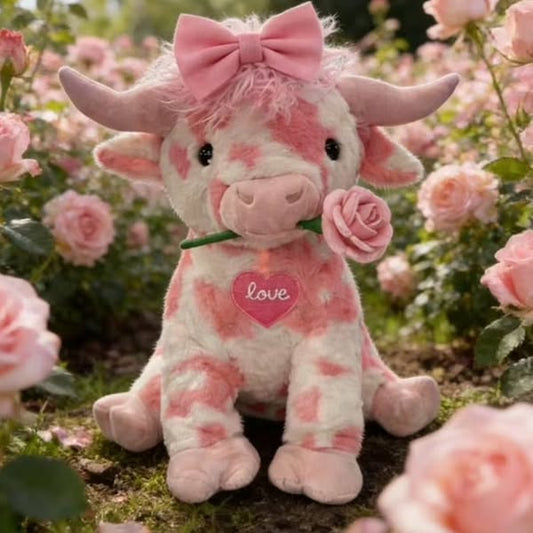 💖Valentine's Day Special Offer 60% Off🐮Adorable Pink Highland Cow Plush