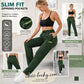 💖LAST DAY SALE 50% OFF!!🔥Women’s Straight-Leg Cargo Trousers – Elastic Waist, 6-Pocket Casual Pants for Work, Travel & Everyday Wear 👖✨