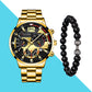 Men's 3-in-1 Watch & Bracelet Gift Set