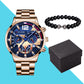 Men's 3-in-1 Watch & Bracelet Gift Set