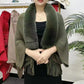 🔥Hot Sale 50% OFF🔥Fashion Thick Fur Collar Shawl Cloak