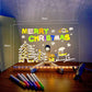 🎅Surprise price!!🎄LED Erasable DIY Acrylic Transparent Message Board🎁