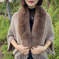 🔥Hot Sale 50% OFF🔥Fashion Thick Fur Collar Shawl Cloak
