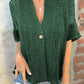 💐Summer Sale - 50% OFF!🔥Women’s Solid One Button Knitted Top