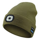 Peel-Off LED Headlamp Bluetooth Headset Knit Cap