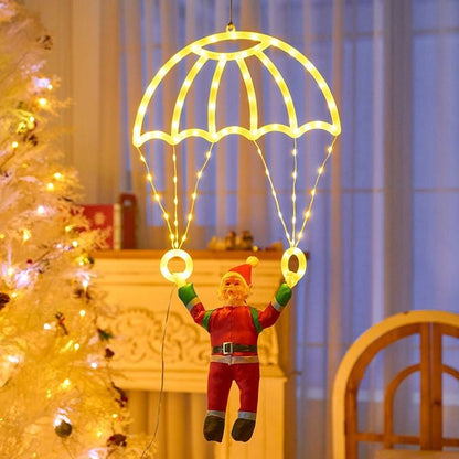 ⏳ Limited time 50% Off! 🪂🎅Santa Parachute LED Fairy Lights💕