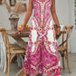 👗60% OFF NOW!💃Women‘s Retro Print V-Neck Maxi Dress✨