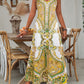 👗60% OFF NOW!💃Women‘s Retro Print V-Neck Maxi Dress✨