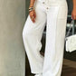 ⏳Last Day Sale Only ￡13.99!!👖💥Women's High-Waisted Straight Leg Trousers – Front seam & elastic back – Versatile, comfortable & perfect for office or casual wear ✨🌸