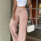 ⏳Last Day Sale Only ￡13.99!!👖💥Women's High-Waisted Straight Leg Trousers – Front seam & elastic back – Versatile, comfortable & perfect for office or casual wear ✨🌸