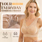 💗LAST DAY - BUY 1 GET 1 FREE/£4.99 Per item!!!🎁Pure Cotton Buttonless Comfy Lifting Bra