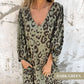 🔥New Year Sale 49% OFF - Safari Chic Leopard Dress