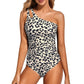 💖LAST DAY SPECIAL PRICE!!💖Women's Cutout One Shoulder One Piece Swimsuit👙
