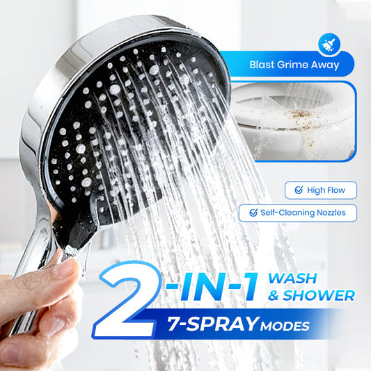 🚿50% OFF NOW!✨High-Pressure Rainfall Shower Head - 360° Adjustable Angle, Easy-Clean Nozzles & Universal Fit for Refreshing Showers💦📦