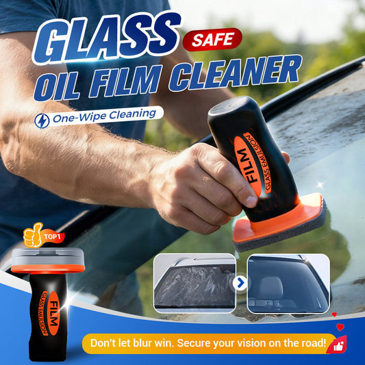 ⏳LAST DAY SALE ONLY￡7.99!!🔍🚗Auto Glass Oil Film Remover – Eliminates stubborn grease, wax & road grime. Restores crystal-clear visibility – safer night & rainy driving! 🌧️✨