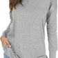 🍂Hot Sale 69% OFF🔥Women's Long Sleeve Side Slit Loose Tops