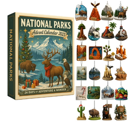 🎁Early Christmas Hot Sale 50% OFF🎅🎄✨ National Parks Advent Calendar 2025