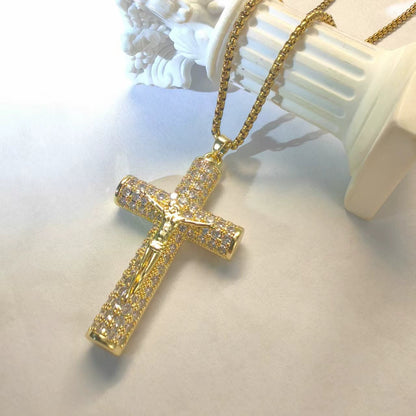 🎉HOLIDAY HAUL SALE✝️Jesus Crucifix Pendant Necklace
