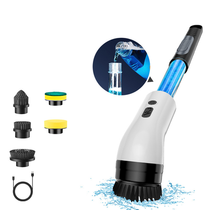 8-in-1 Electric Cleaning Brush Set for Home Use