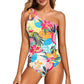 💖LAST DAY SPECIAL PRICE!!💖Women's Cutout One Shoulder One Piece Swimsuit👙
