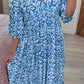 🔥Hot Sale 50% OFF 💞 Bohemian Casual Print V-Neck Long Dress