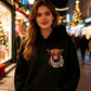 🎄 50% OFF CHRISTMAS SALE! &✈️Buy 2 FREE SHIPPING！🐄✨ Cute Highland Cow Fluffy Fleece Hooded Sweatshirt | Ultra-Cozy Winter Hoodie 🎁❄️