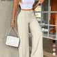 ⏳Last Day Sale Only ￡13.99!!👖💥Women's High-Waisted Straight Leg Trousers – Front seam & elastic back – Versatile, comfortable & perfect for office or casual wear ✨🌸