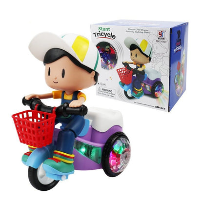 🛴Electric Light-Up Stunt Trike for Kids