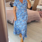 📢📢50% OFF!!⏰Floral Print V-neck Dress