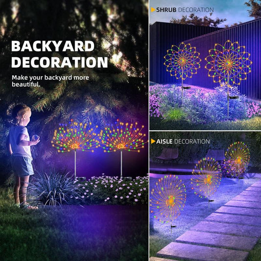 🎁Early Christmas Hot Sale 50% OFF🎅🔥Waterproof Solar Garden Fireworks Lamp