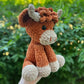 🎅Christmas Sale 50% OFF!!🎄🔥Crochet Highland Cow Amigurumi Pattern🐮- DIY Kit & Finished Plush