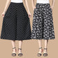 🔥BUY 2 FREE SHIPPING🔥Women's High Elastic Waist Pleated Chiffon Wide Leg Culottes