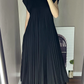 🎉Hot Sale 50% OFF🎉Sleeveless Pleated Simple Solid Color Dress