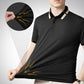 🔥Today 50% Off🔥Men's Stretch Ice Silk Short Sleeve Lapel T-shirt