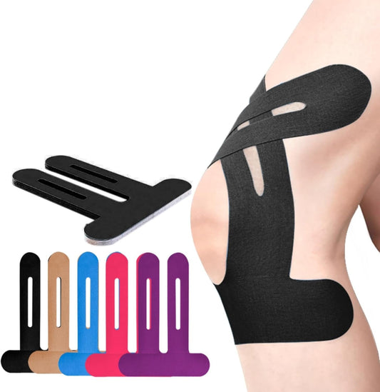 🎯 Pre-Cut Knee Kinesiology Tape: Easy Apply, Support & Pain Relief