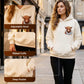 🎄 50% OFF CHRISTMAS SALE! &✈️Buy 2 FREE SHIPPING！🐄✨ Cute Highland Cow Fluffy Fleece Hooded Sweatshirt | Ultra-Cozy Winter Hoodie 🎁❄️