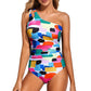 💖LAST DAY SPECIAL PRICE!!💖Women's Cutout One Shoulder One Piece Swimsuit👙
