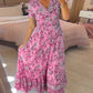 📢📢50% OFF!!⏰Floral Print V-neck Dress