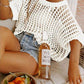 🎁2026 New Sale - Women's Casual 3/4 Sleeve Mesh Knit Top