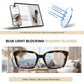 🎁Last Day✨👓Tortoiseshell Reading Glasses – Blue Light Blocking Oversized Square Readers