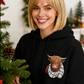 🎄 50% OFF CHRISTMAS SALE! &✈️Buy 2 FREE SHIPPING！🐄✨ Cute Highland Cow Fluffy Fleece Hooded Sweatshirt | Ultra-Cozy Winter Hoodie 🎁❄️