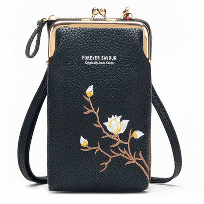 👜Big Sale Today: Get 60% OFF!!✨️Women Sling Cross-Body Wallet with Mobile Cell Phone Holder