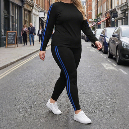 Women's 2-Piece Long Sleeve Tracksuit Set