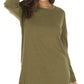 🍂Hot Sale 69% OFF🔥Women's Long Sleeve Side Slit Loose Tops