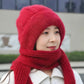 🔥Limited Time Sale-50% OFF🎀Winter Versatile Knitted Hooded Scarf for Women
