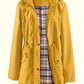 ⏳LAST DAY SALE 60% OFF !!📢🌧️💧Ultimate Plaid Waterproof Jacket for Women🍃Unleash Style and Durability in Any Storm!